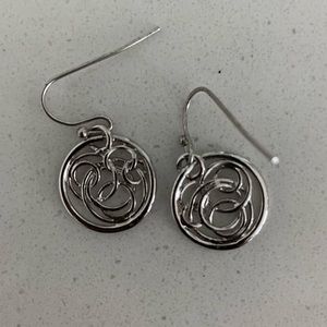 Lia Sophia Silver dangle earrings